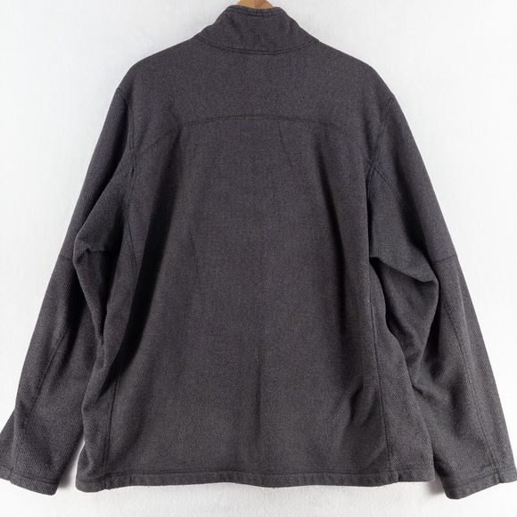 The North Face Quarter Zip Sweatshirt Mens XXL Brown Pullover - Picture 9 of 10